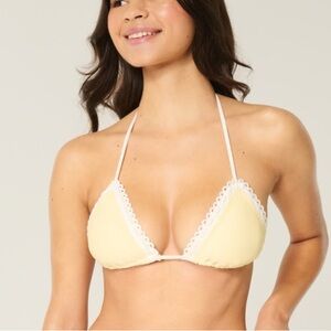 Hollister Yellow Bikini Top